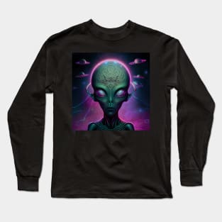 The Neurotic Alien Long Sleeve T-Shirt